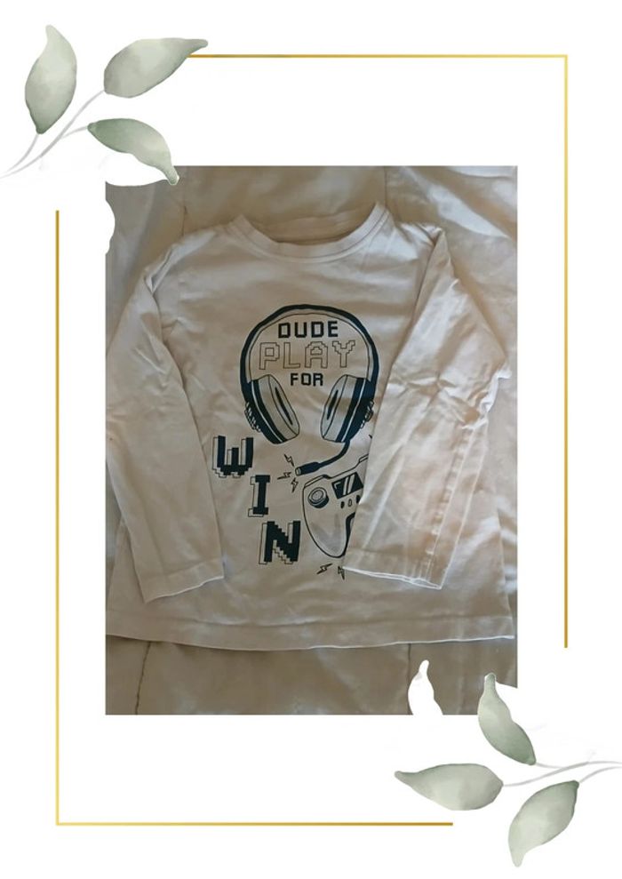 🐺 tee-shirt ml 6 ans in extenso 🐺