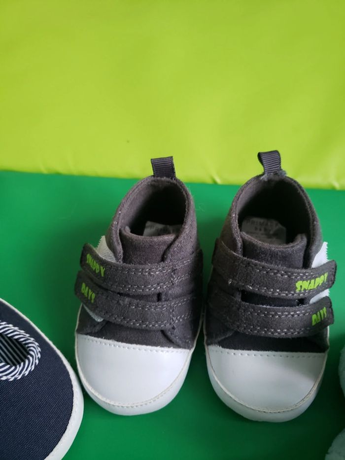 Lot 3 paires de chaussures bébé 10 cm - photo numéro 3