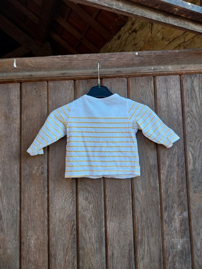 Tee-shirt manche longue bébé garçon 6 mois Tape à l'œil - photo numéro 2