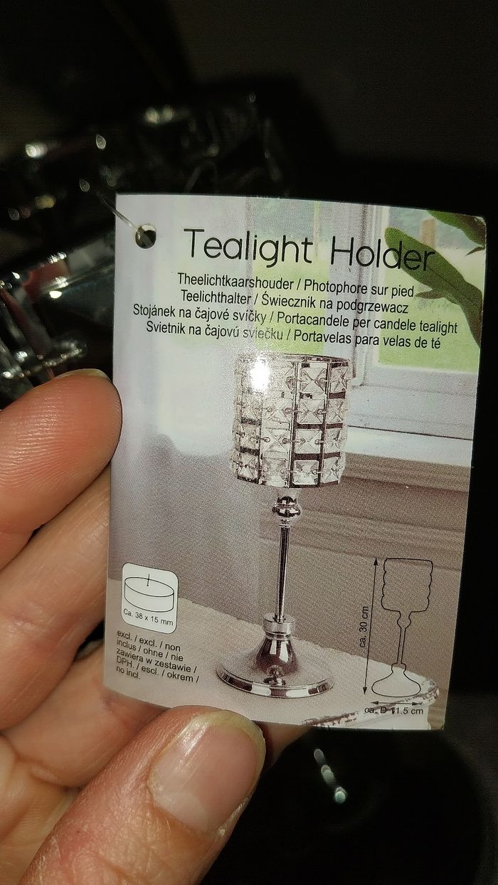 Bougeoir métallisé neuf avec étiquette - photo numéro 5