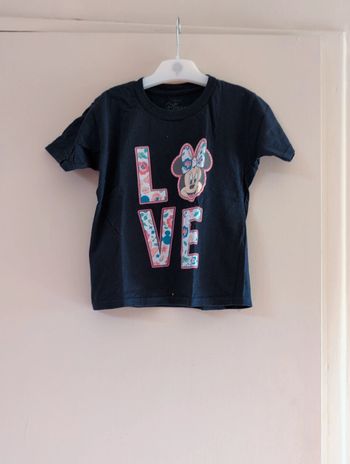 T-shirt Disney avec Minnie fille 3/4 ans