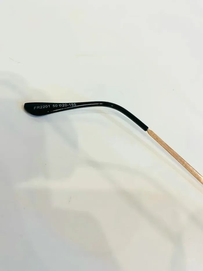 Lunette de soleil mixte ronde dorée verres dégradés uvprotection catégorie 3 - photo numéro 5