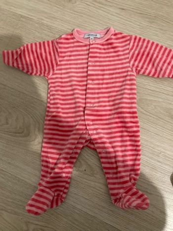 Pyjama 1 pièce fil’e 1 mois