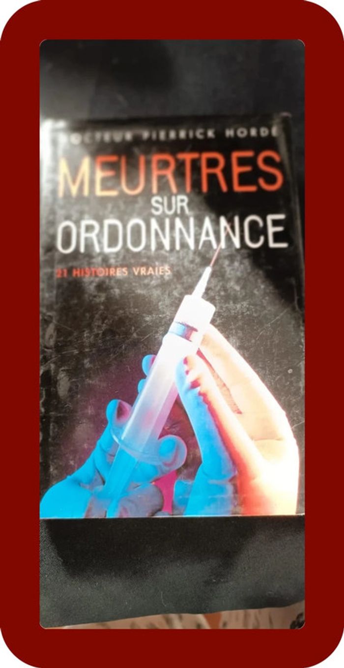 Livre meurtres sur ordonnance