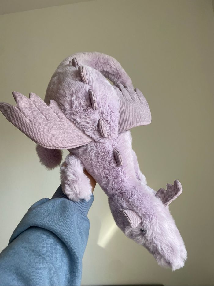 Peluche Jellycat Lavander Large Dragon 🐉 - photo numéro 7