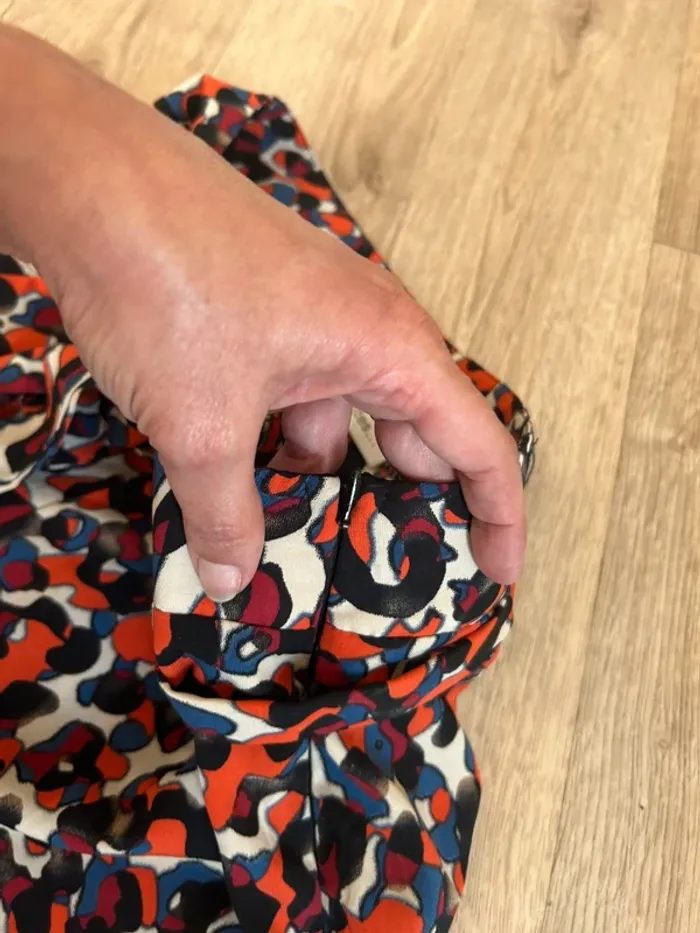 Les petites pantalon fluide, été imprimé taille M/38 multicolore - photo numéro 8