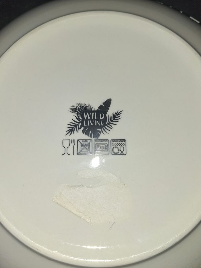 Lot 6 assiettes à desserts léopard - photo numéro 4