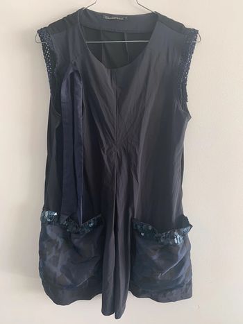 Robe bleue marine et sequins La mode est à vous T40 L