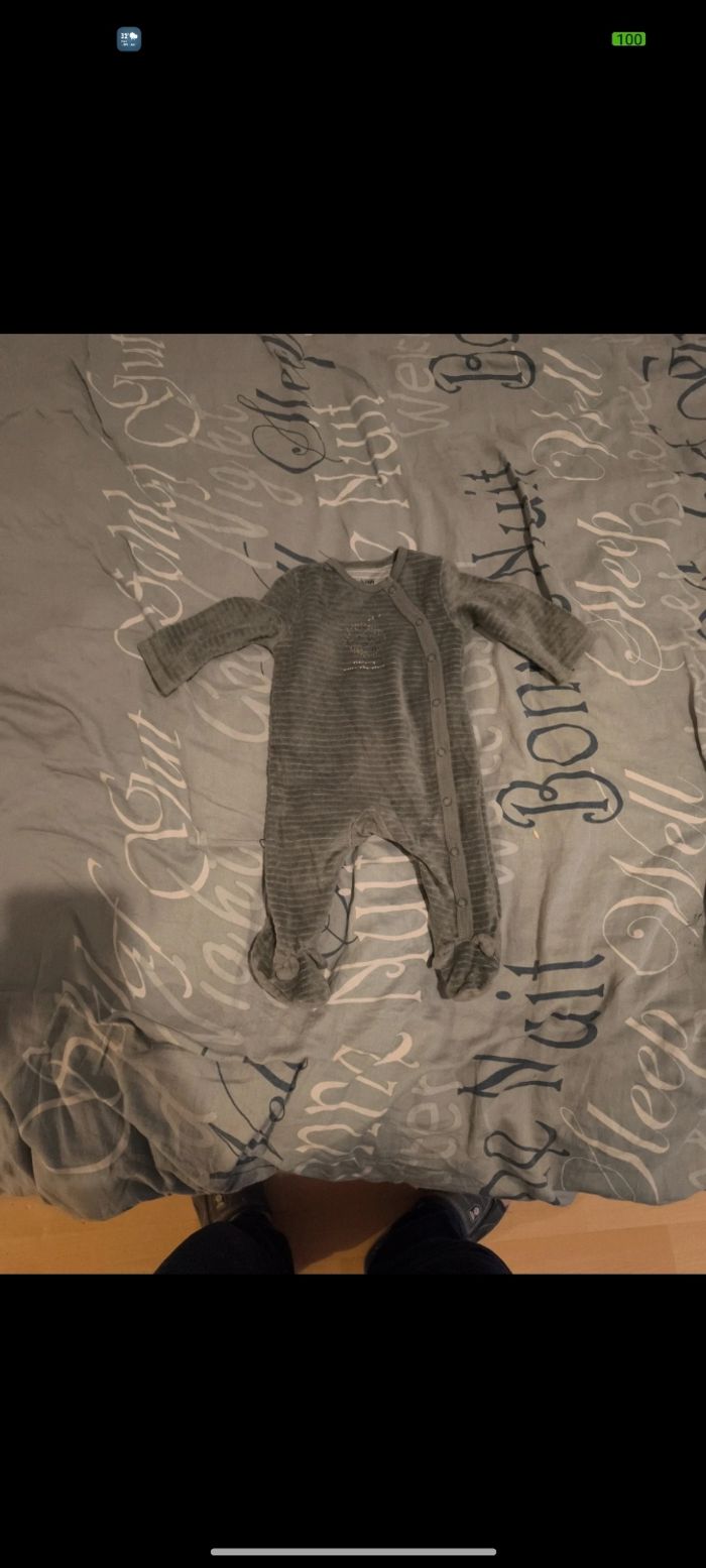 Pijama 3 mois neuf