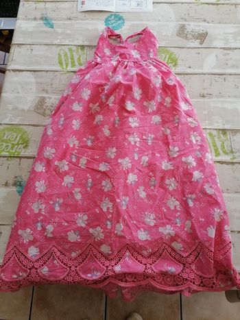 Robe longue fleurie