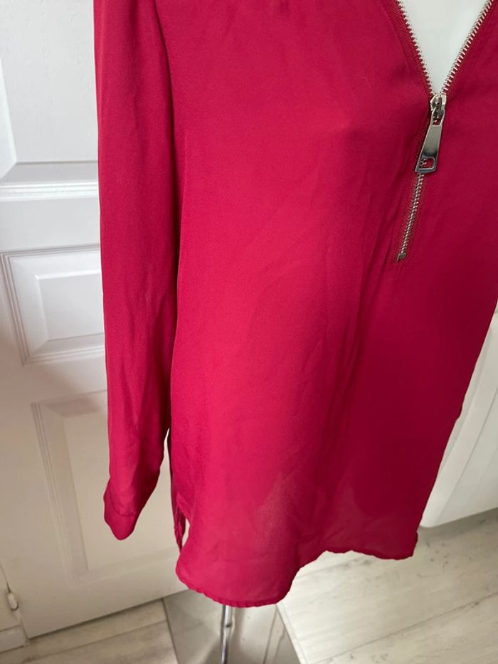 Blouse bordeaux - photo numéro 4