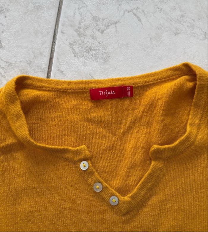 Pull Moutarde Taille 38/40 - photo numéro 4