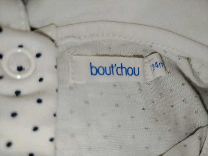 Joli t-shirt fille col claudine taille 24 mois - photo numéro 4