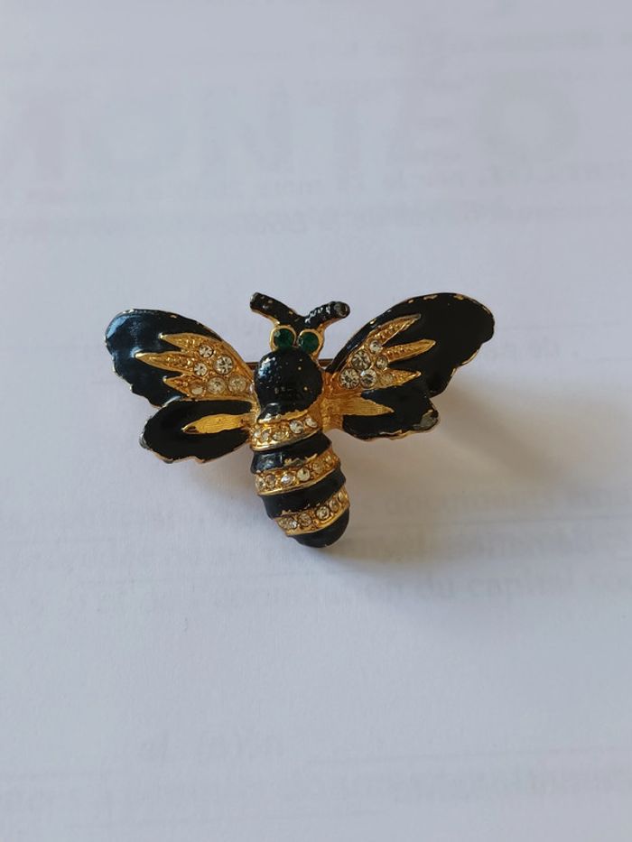 Broche fantaisie abeille vintage - photo numéro 2