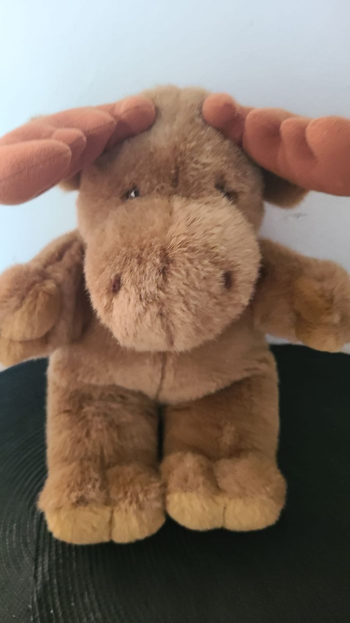 Doudou peluche cerf élan renne beige 35 cm Ikea - photo numéro 2