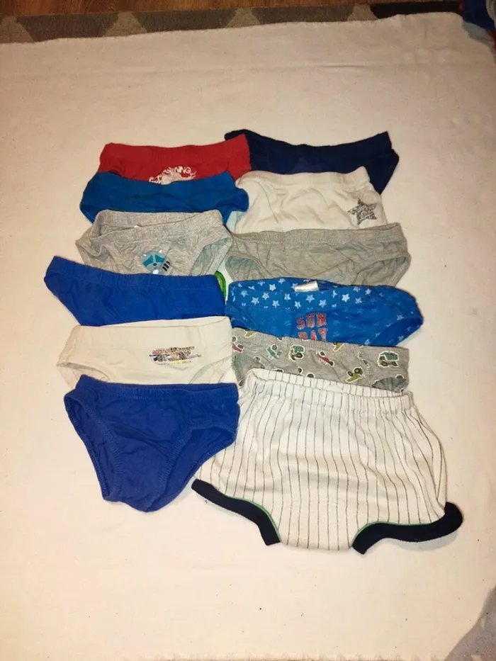 Lots de 12 slips