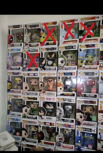Collection de funko Pop a vendre a l'unité ou en lot