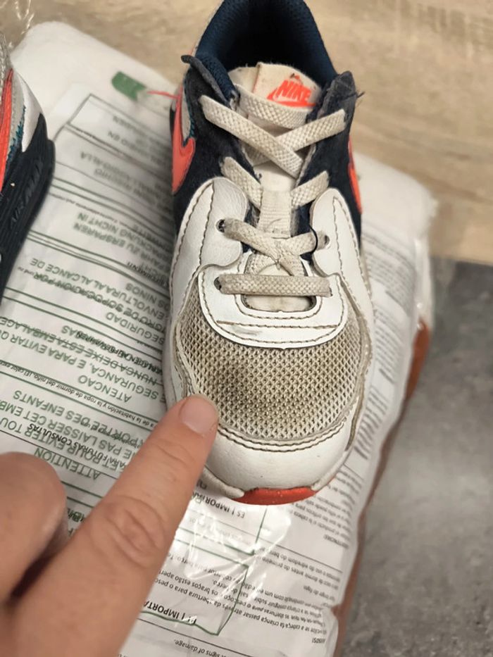 Baskets garçon lacets élastiques 28 Nike air - photo numéro 3
