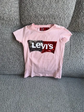 T-shirt sequins réversibles rose Levi’s