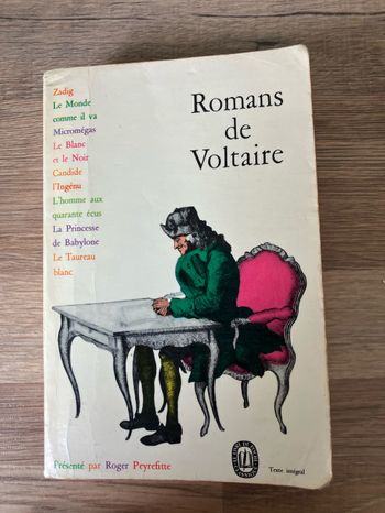 Livre-Romans de Voltaire par Roger Peyrefitte