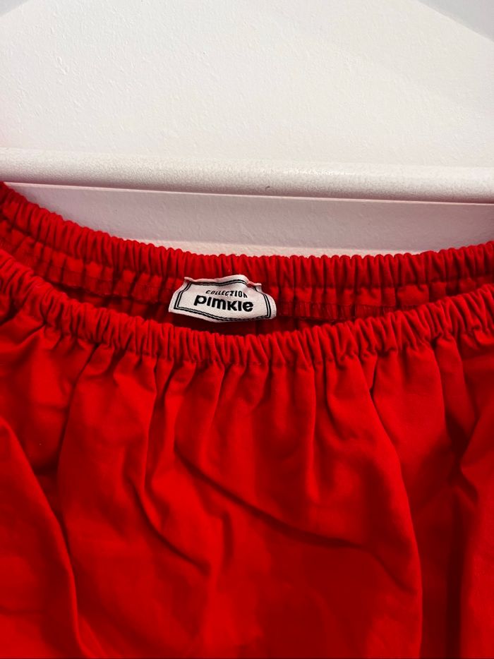 Combi shorts rouge - photo numéro 2
