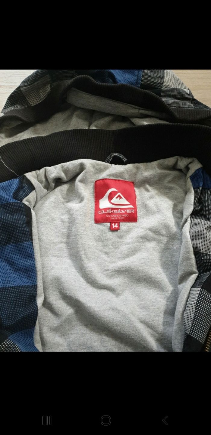 Blouson garçon quiksilver 14 ans - photo numéro 4