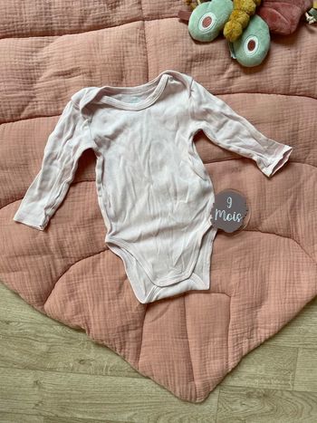 Bodies rose manche longue