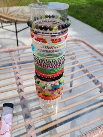 Lot bracelets 35 pieces
