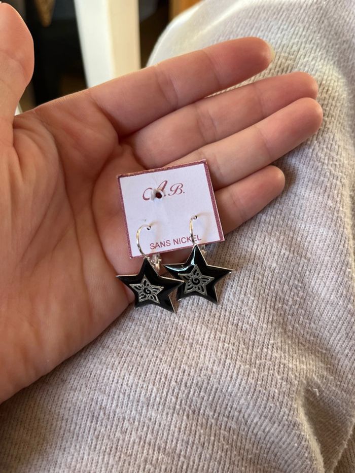 Boucle d’oreille Étoile