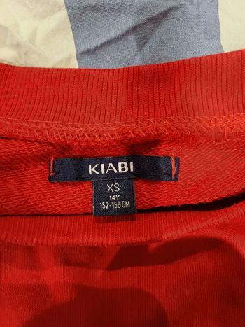Sweat kiabi xs 14ans