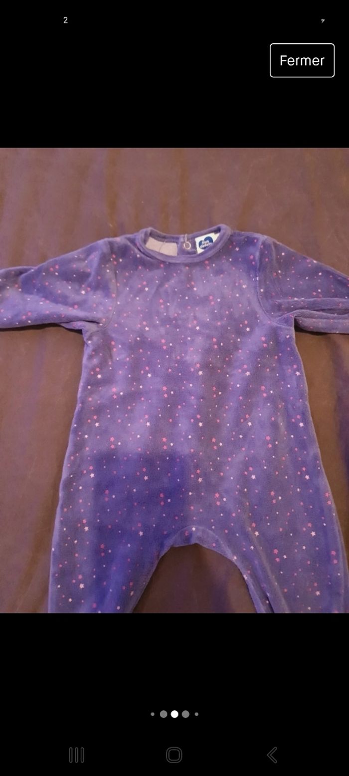 Lot 5 pyjamas fille 3 mois - photo numéro 4