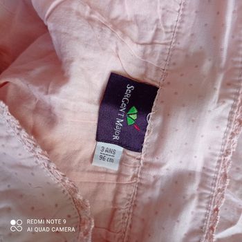 Jupe abricot 3ans Sergent Major