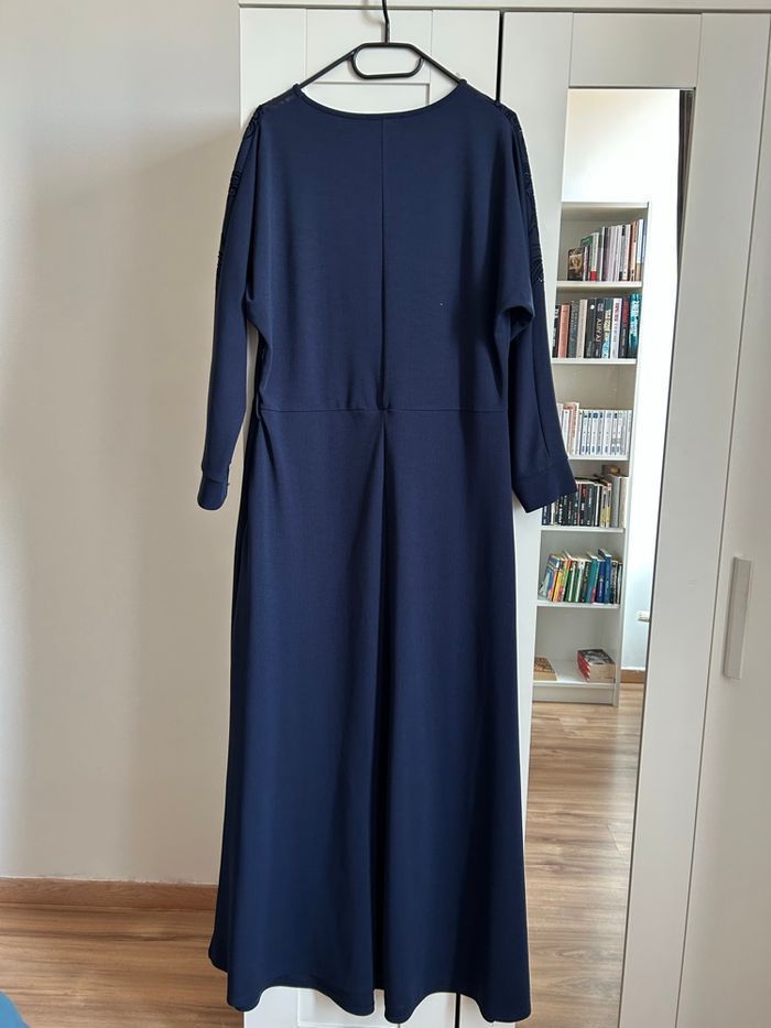 Robe de soirée longue marine à strass Güzey Made In Turquie Taille 44 - photo numéro 10
