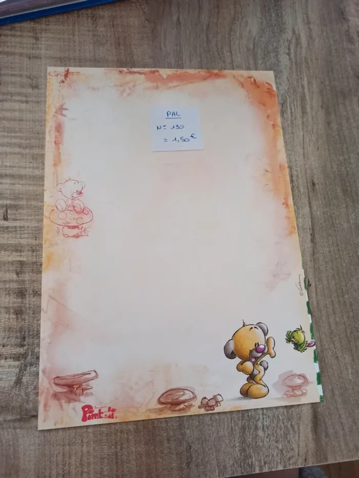 Papier à lettre Diddl 130 1,50€