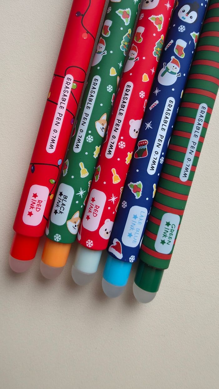 Lot de 5 stylos animaux collection Noël 🎅 - photo numéro 7
