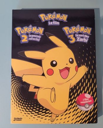 Coffret 3 Films Pokémon Dvd