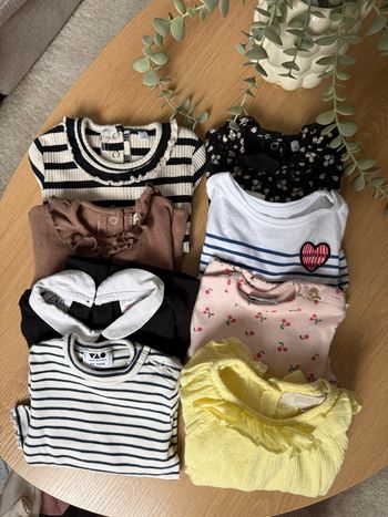 Lot de t-shirts manches longues bébé fille 6 mois