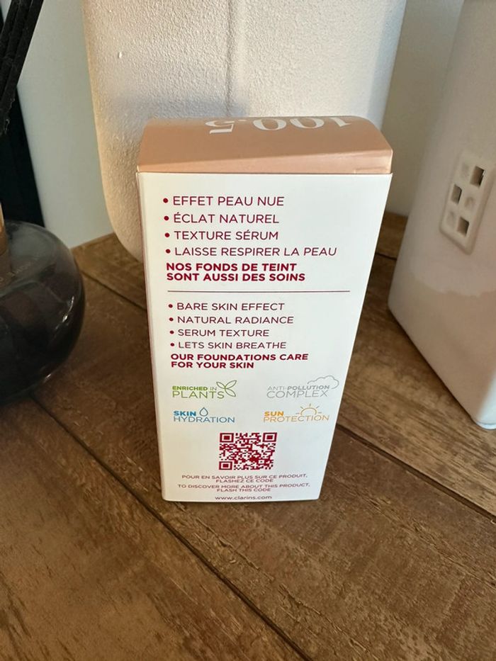 Fond de teint clarins skin illusion neuf - photo numéro 2