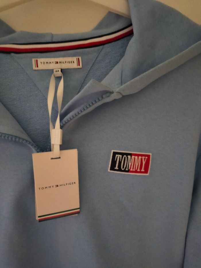 Sweat style Crop Top Fille 14 ans Tommy Hilfiger - photo numéro 3