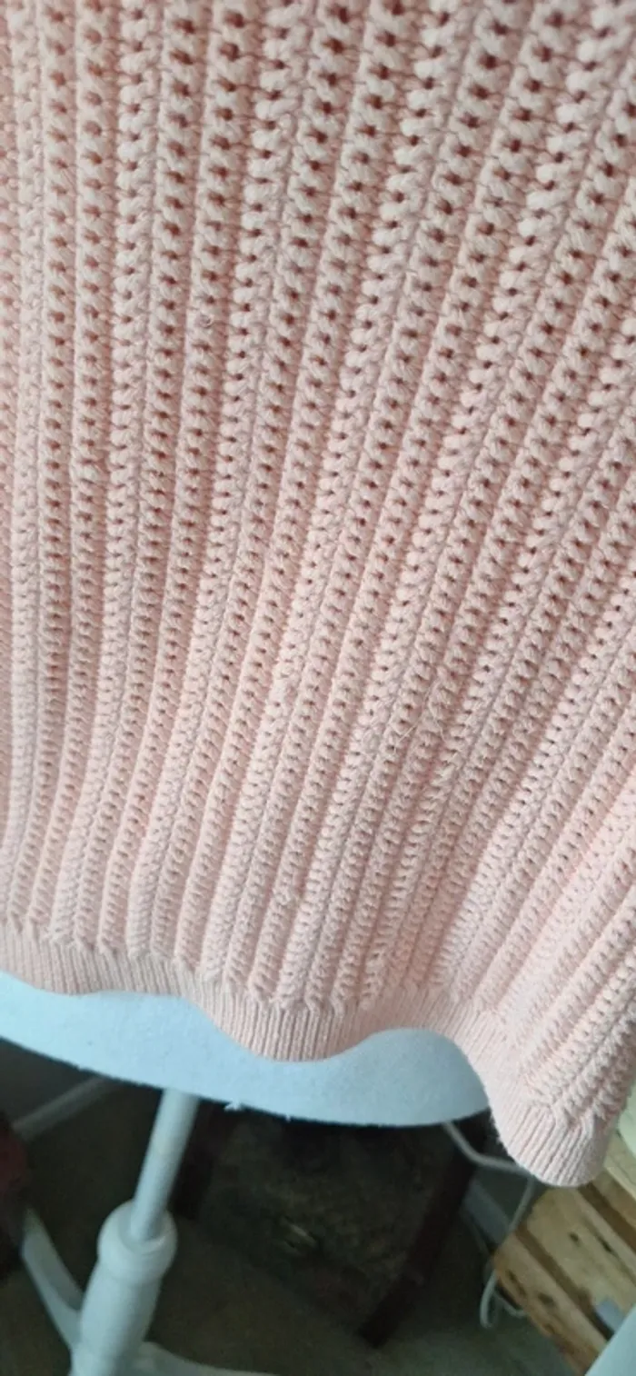 Pull maille rose #F36S-322 - photo numéro 2