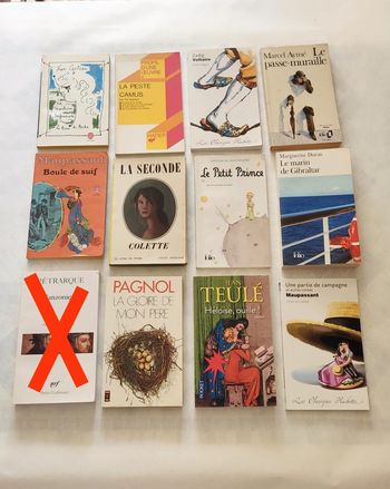 Lot livres de poche