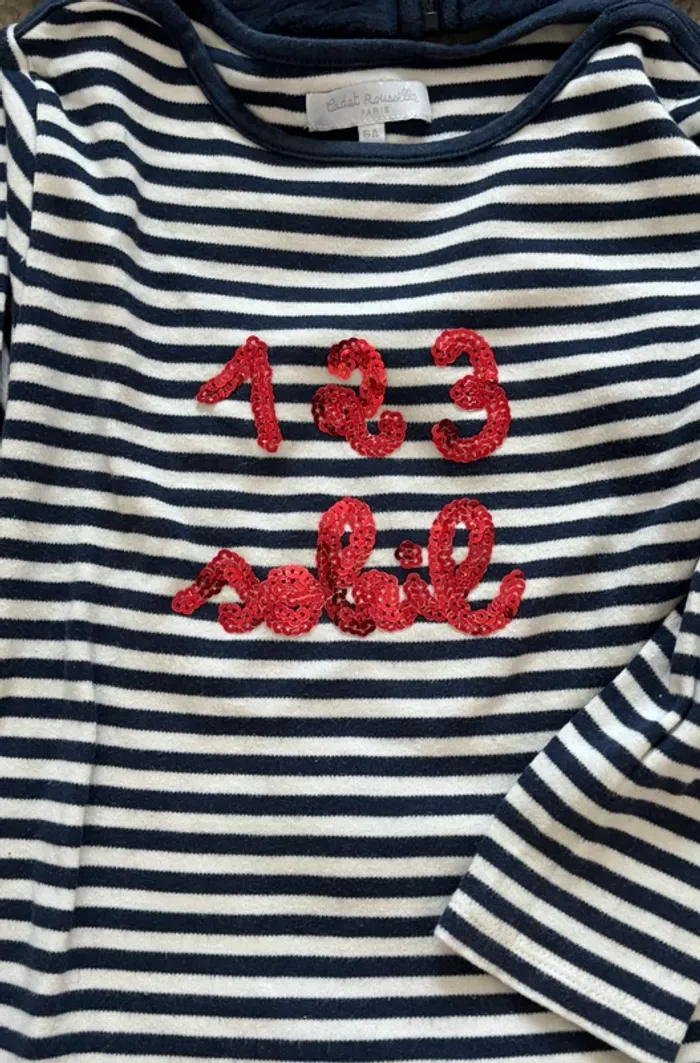 Ensemble Pack look marin/chic fille 6 ans – Zara, 1 2 3 Soleil, Lulu Castagnette, Vertbaudet - photo numéro 3