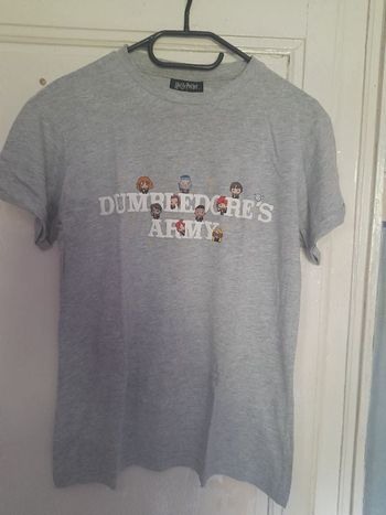 T-shirt gris clair imprimé, marque Harry Potter, taille 38/40