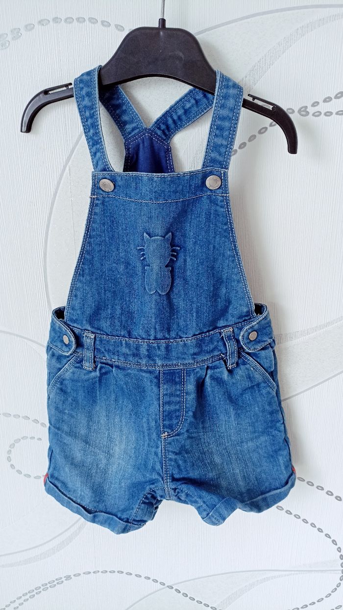 Salopette short 18 mois Obaïbi.