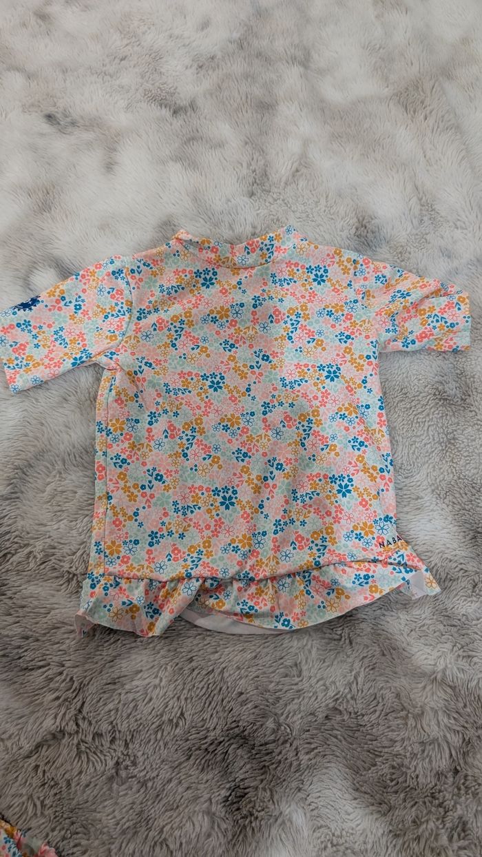 Maillot de bain Nabaiji 2 pièces taille 2-3 ans - photo numéro 4