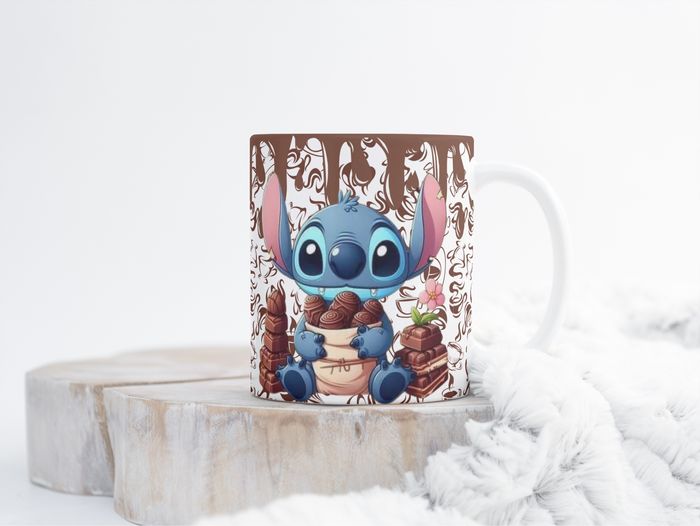Mug stitch chocolat - photo numéro 3