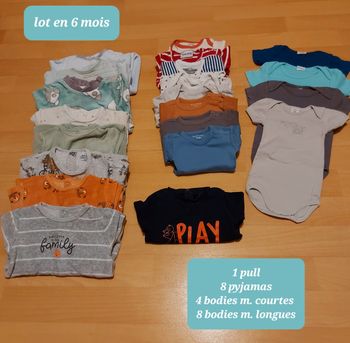 Lot 6 mois garçon bébé