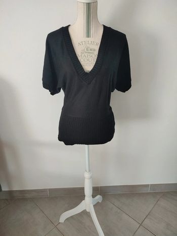 Pull manches courtes femme taille 2 cache cache