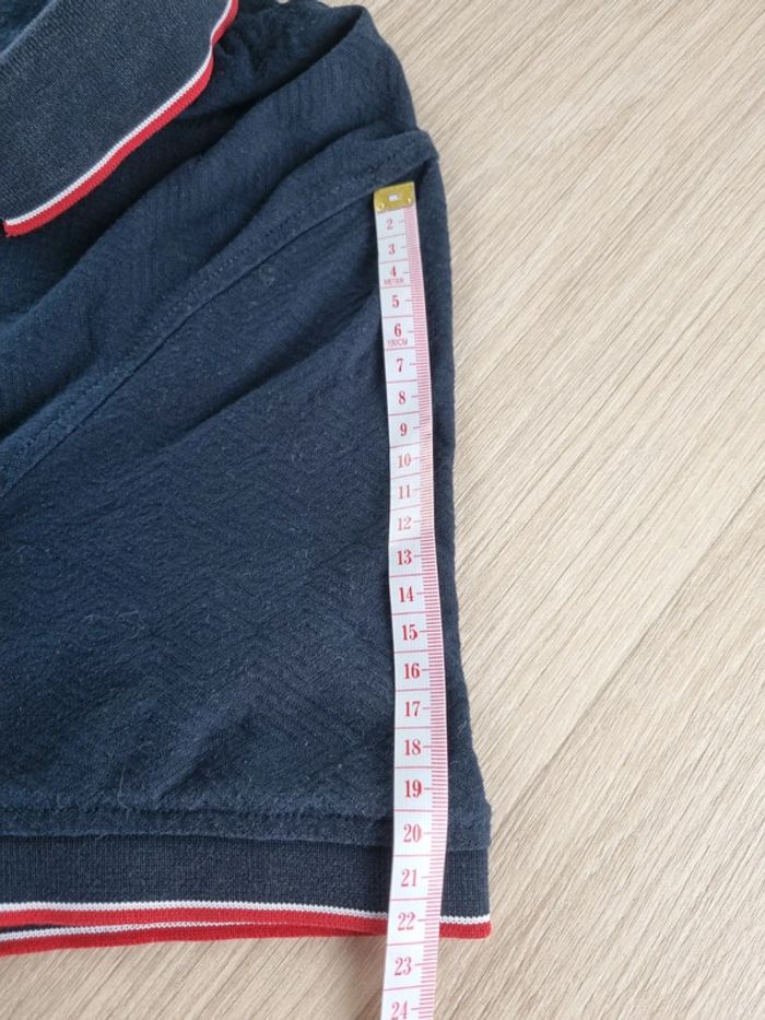 Polo bleue IZAC Black Sport coupe chic/sport Homme Taille XXL - photo numéro 8