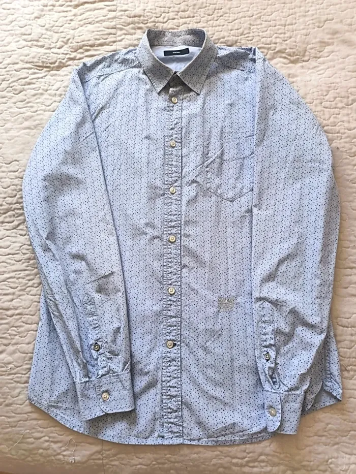 Chemise diesel bleu femme taille L - photo numéro 2